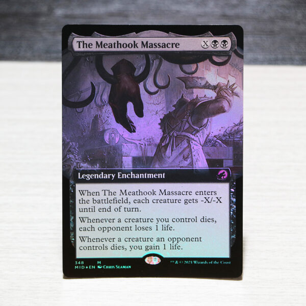 The Meathook Massacre extend art Innistrad: Midnight Hunt (MID) foil