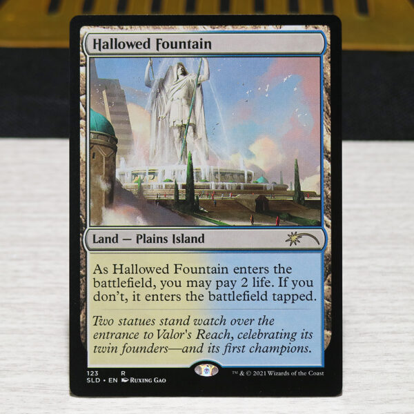 Hallowed Fountain Secret Lair Drop (SLD) hologram