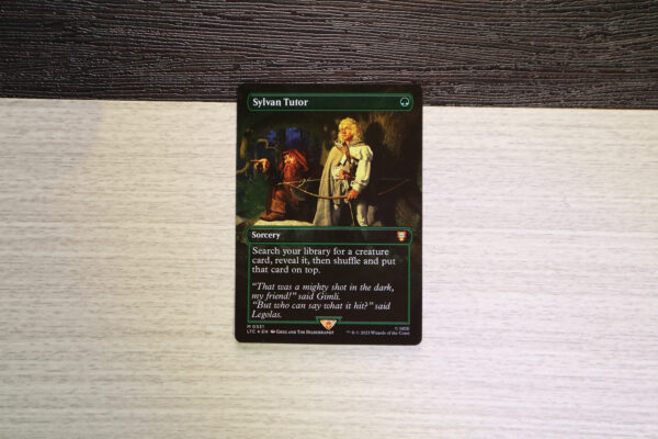 Sylvan Tutor LTC #531 Tales of Middle-earth Commander (LTC) silver foil