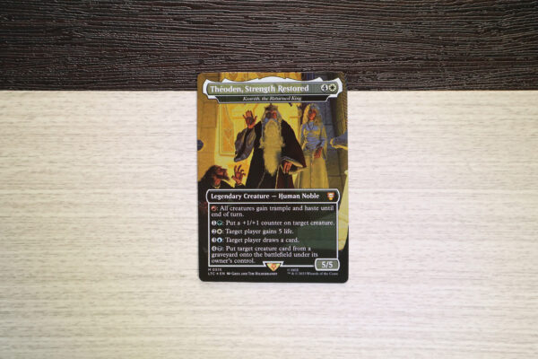 Théoden, Strength Restored LTC #515 Tales of Middle-earth Commander (LTC) silver foil