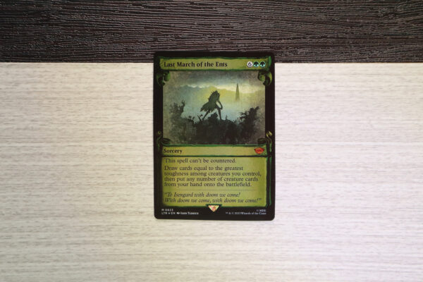 Last March of the Ents LTR #623 The Lord of the Rings: Tales of Middle-earth (LTR) silver foil