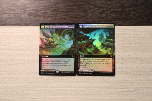 Agadeem's Awakening & Agadeem the undercrypt #336 ZNR double foil