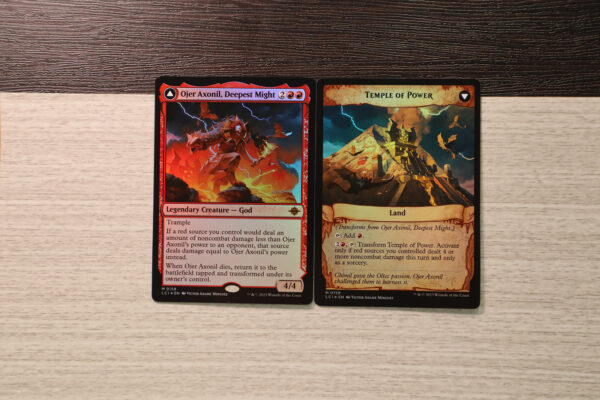 Ojer Axonil, Deepest Might & Temple of Power #158 LCI double foil