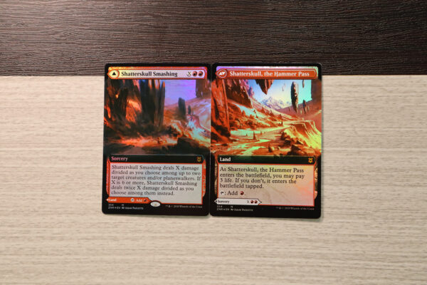 Shatterskull Smashing & Shatterskull, the Hammer Pass #354 Zendikar Rising (ZNR) double foil