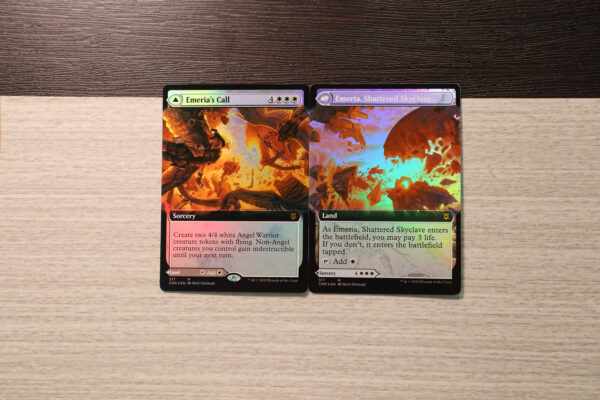 Emeria's Call & Emeria, Shattered Skyclave #317 Zendikar Rising (ZNR) double foil