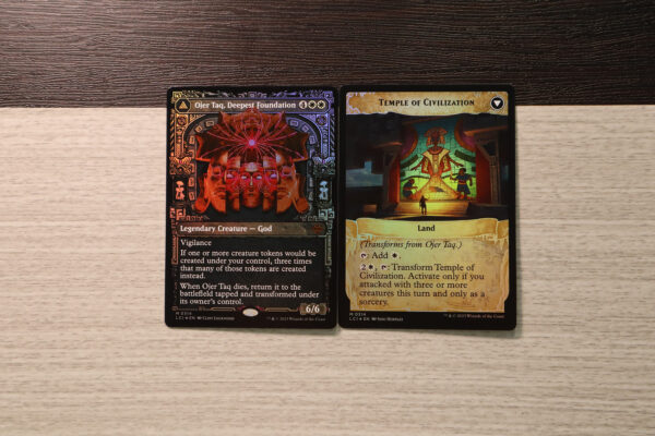 Ojer Taq, Deepest Foundation&Temple of Civilization #314 The Lost Caverns of Ixalan (LCI) double foil