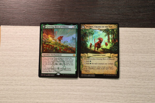 Growing Rites of Itlimoc & Itlimoc, Cradle of the Sun Judge Gift Cards 2022 (P22) double foil