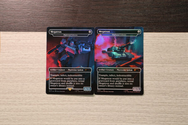 Blightsteel Colossus Megatron #1079 Secret Lair Drop (SLD) double foil