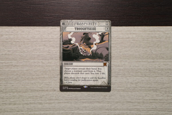 Thoughtseize #20 Breaking News (OTP) hologram