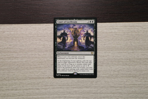 Court of Locthwain #23 Wilds of Eldraine Commander (WOC) hologram