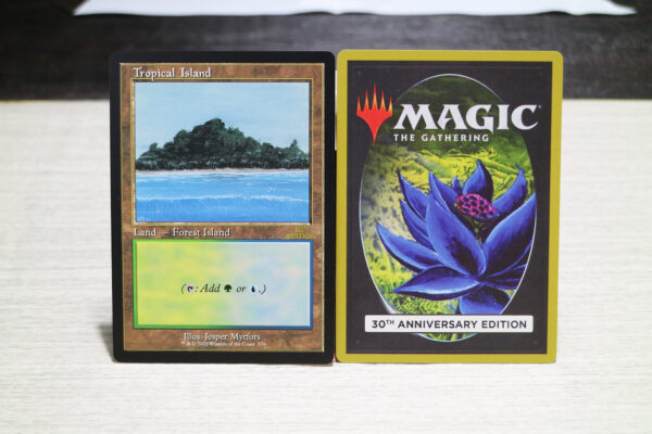 Tropical Island #576 30th Anniversary Edition (30A) German black core mtg magic the gathering proxy for FNM GP tournament