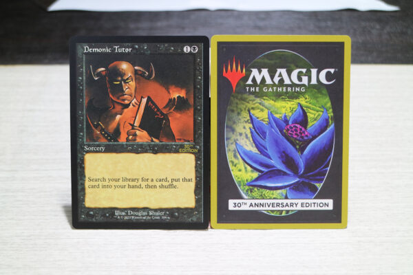 Demonic Tutor #398 30th Anniversary Edition (30A) German black core mtg magic the gathering proxy for FNM GP tournament