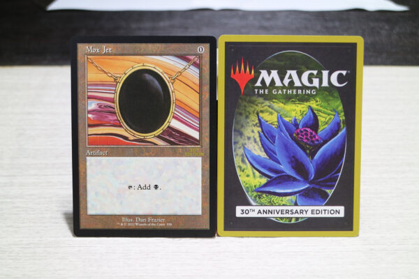 Mox Jet 30th Anniversary Edition (30A) German black core mtg magic the gathering proxy for FNM GP tournament