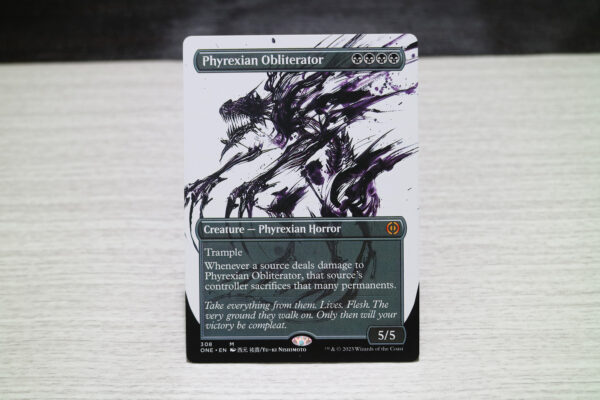 Phyrexian Obliterator #308 Phyrexia: All Will Be One (ONE) hologram