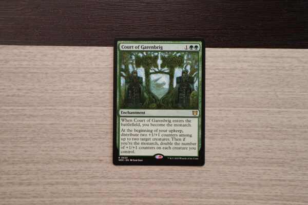 Court of Garenbrig #25 Wilds of Eldraine Commander (WOC) hologram