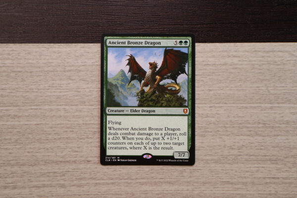 Ancient Bronze Dragon #214 Commander Legends: Battle for Baldur's Gate (CLB) hologram