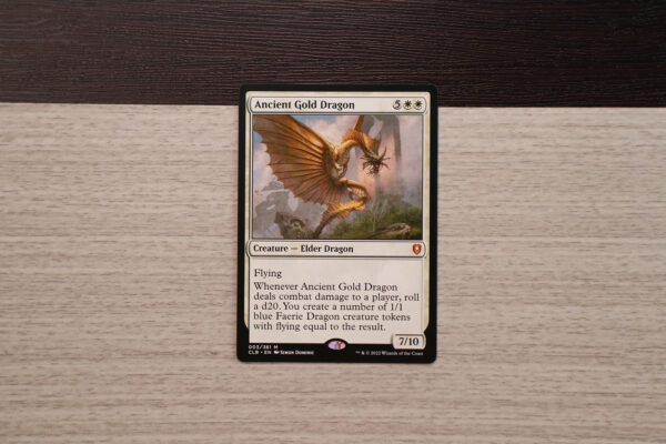 Ancient Gold Dragon #3 Commander Legends: Battle for Baldur's Gate (CLB) hologram