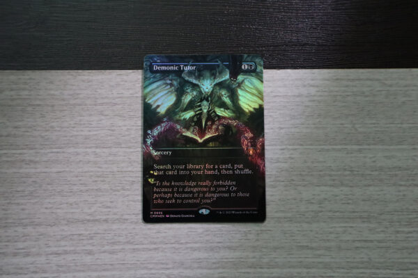 Demonic Tutor #696 CMM Commander Masters (CMM) foil