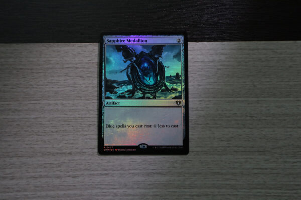 Sapphire Medallion #407 Commander Masters (CMM) foil