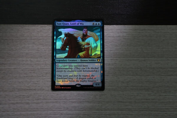 Sun Quan, Lord of Wu #123 Commander Masters (CMM) foil