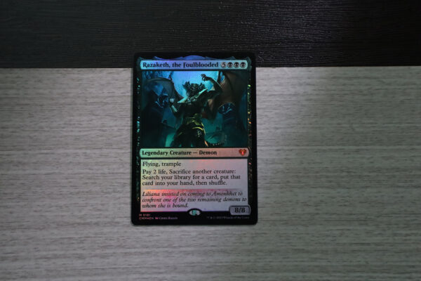 Razaketh, the Foulblooded #181 Commander Masters (CMM) foil