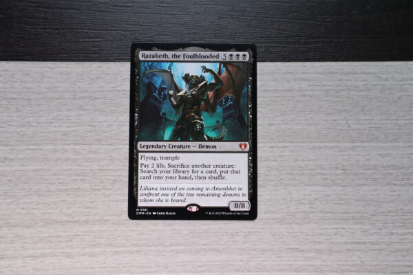 Razaketh, the Foulblooded #181 Commander Masters (CMM) hologram