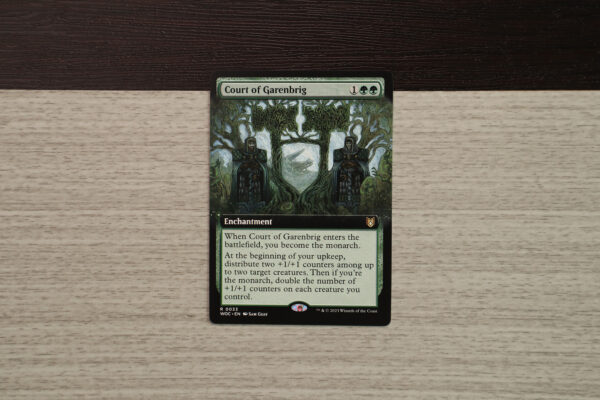 Court of Garenbrig #33 Wilds of Eldraine Commander (WOC) hologram