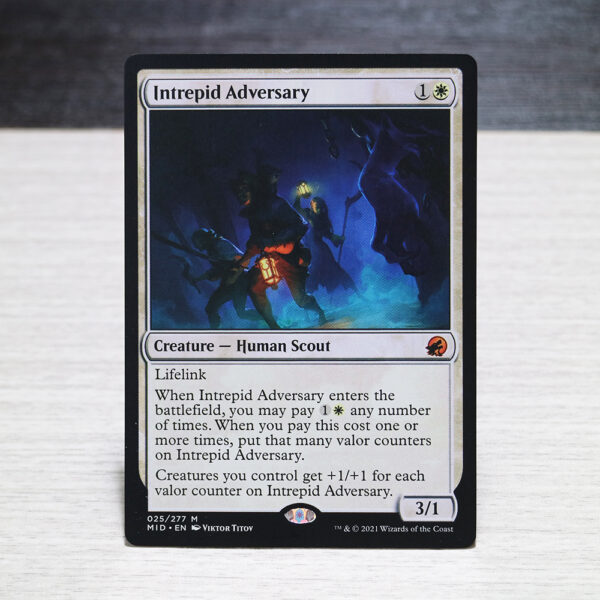 Intrepid Adversary basic art Innistrad: Midnight Hunt (MID) hologram