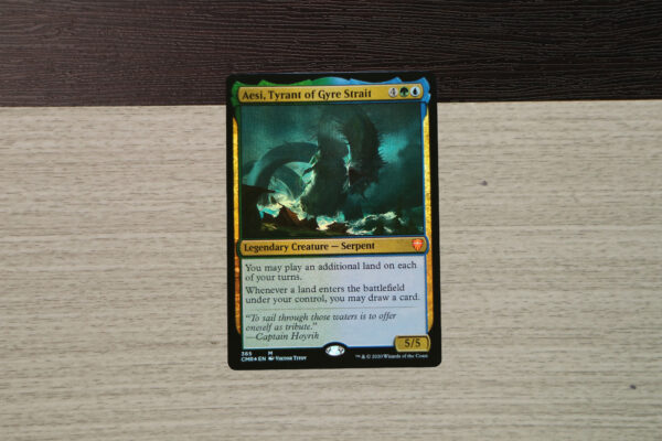 Aesi, Tyrant of Gyre Strait extended art Commander Legends (CMR) foil