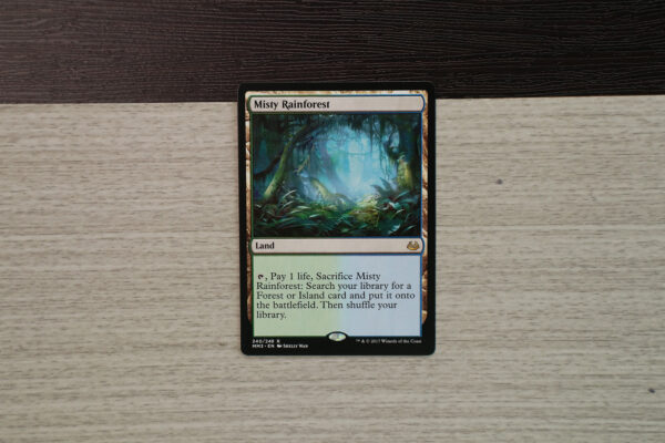 Misty Rainforest MM3 Modern Masters 2017 hologram