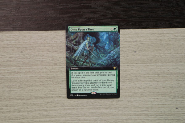 Once upon a Time (extended art) ELD Throne of Eldraine hologram