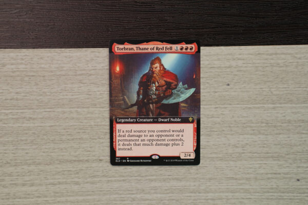 Torbran, Thane of Red Fell ELD Throne of Eldraine hologram