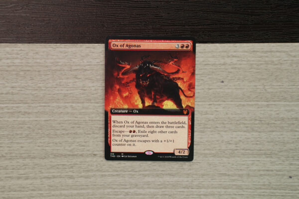 Ox of Agonas extended art THB Theros beyond death hologram