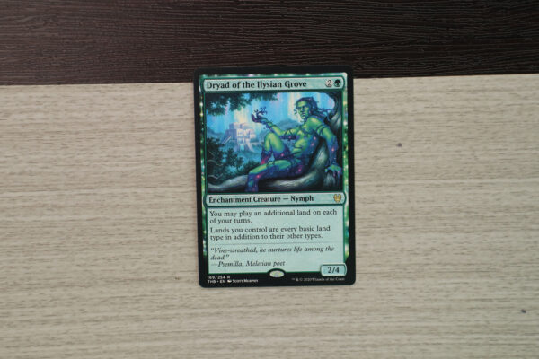 Dryad of the Ilysian Grove THB Theros beyond death hologram