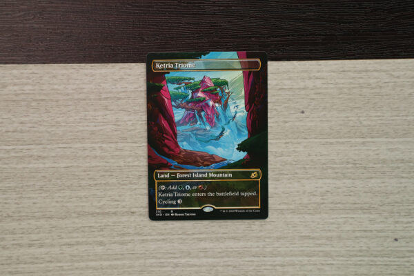 Ketria Triome Full Art Ikoria: Lair of Behemoths (IKO) hologram