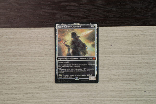 Heliod, Sun-Crowned extended art THB Theros beyond death hologram