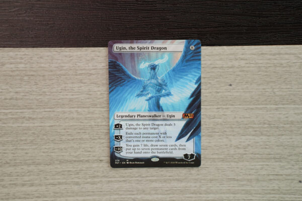 Ugin, the Spirit Dragon extended art core set 2021 M21 hologram