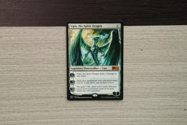 Ugin, the Spirit Dragon 001 core set 2021 M21 hologram