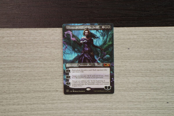 Liliana, Waker of the Dead extended art core set 2021 M21 hologram