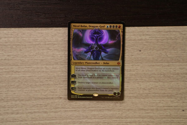 nicol bolas dragon god WAR foil