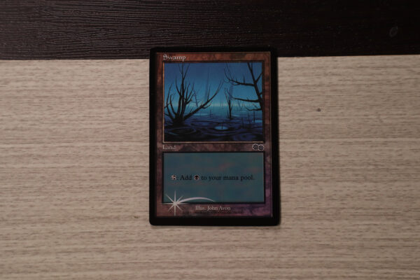 Swamp Urza's Saga arena land foil