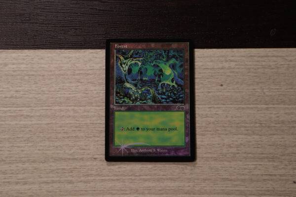 Forest Urza's Saga arena land foil