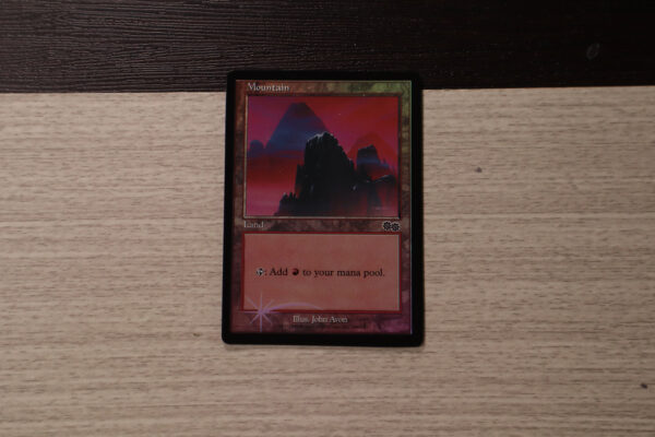 Mountain Urza's Saga arena land foil