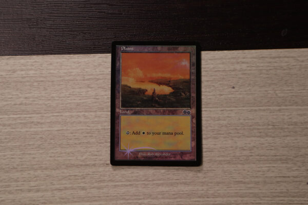 Plains Urza's Saga arena land foil