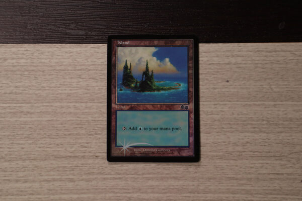 Island Urza's Saga arena land foil