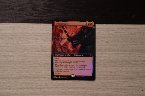 Embercleave (extended art) ELD Throne of Eldraine foil