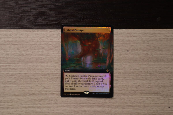 Fabled Passage (extended art) ELD Throne of Eldraine foil