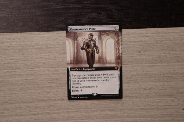 Commander's Plate extended art Commander Legends (CMR) hologram