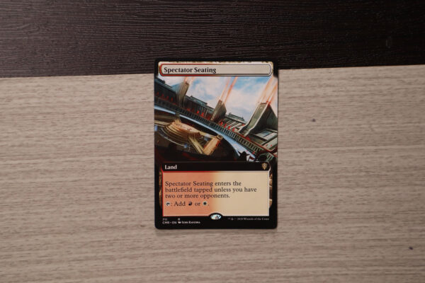 Spectator Seating extended art Commander Legends (CMR) hologram