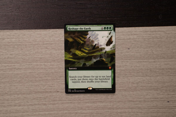 Reshape the Earth extended art Commander Legends (CMR) hologram